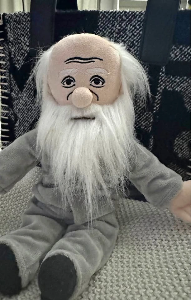 Free doll Unemployed Philosophers Guild Charles Darwin Plush Dol