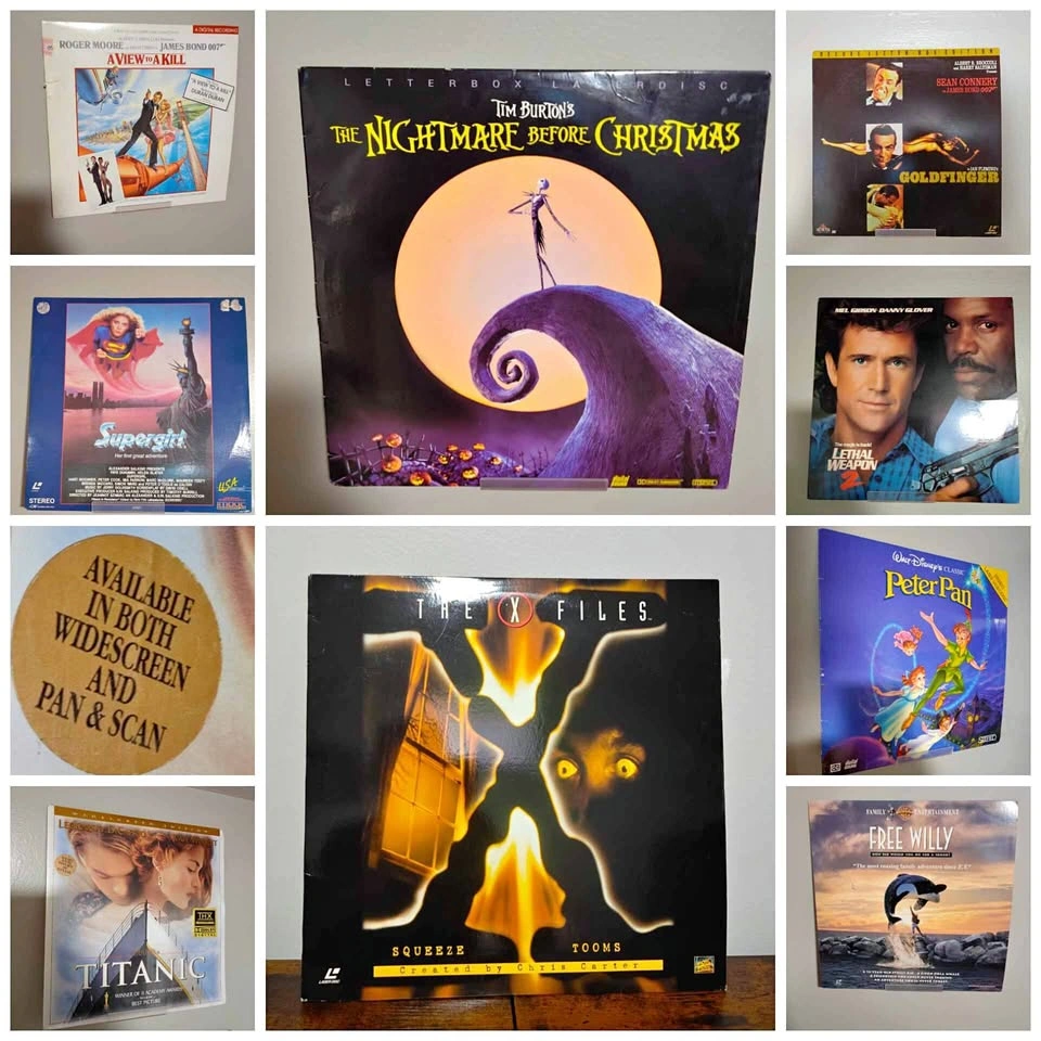 Vintage Movie Laser Disc's