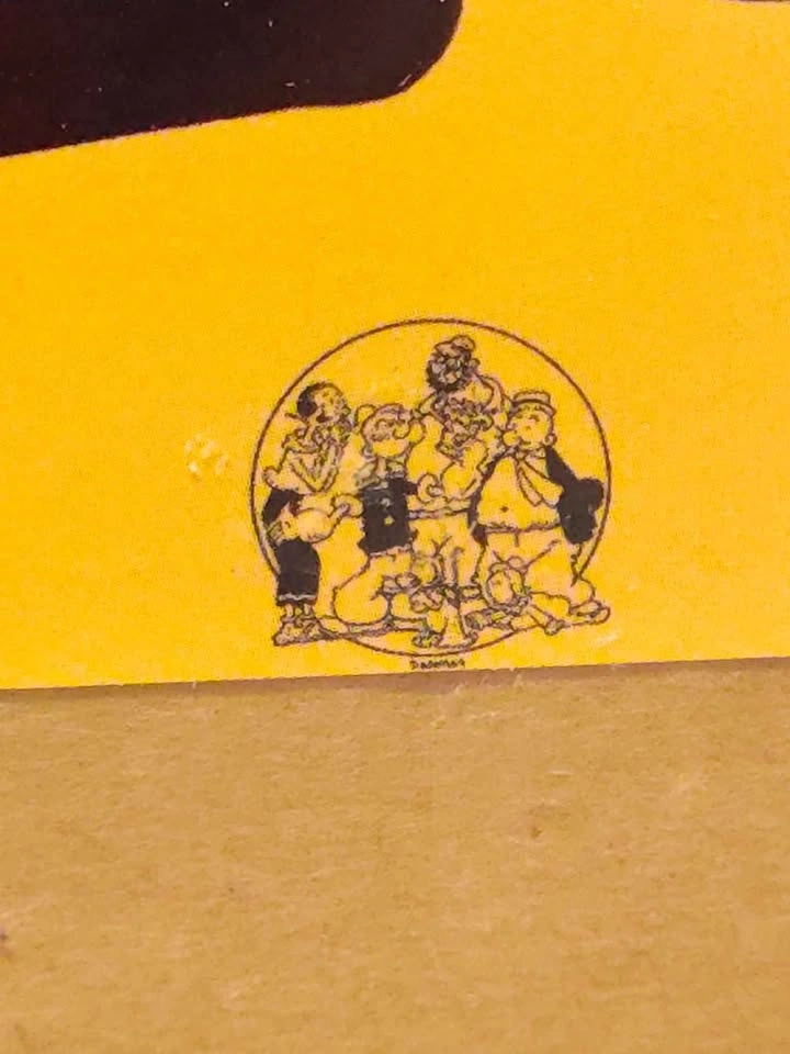 Vintage Rare 1998 Original Popeye The Sailor Man Poster - photo 3