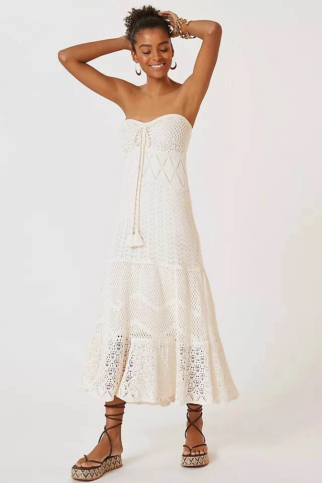 Anthropologie Farm X Crochet Knit Dress XL - photo 3