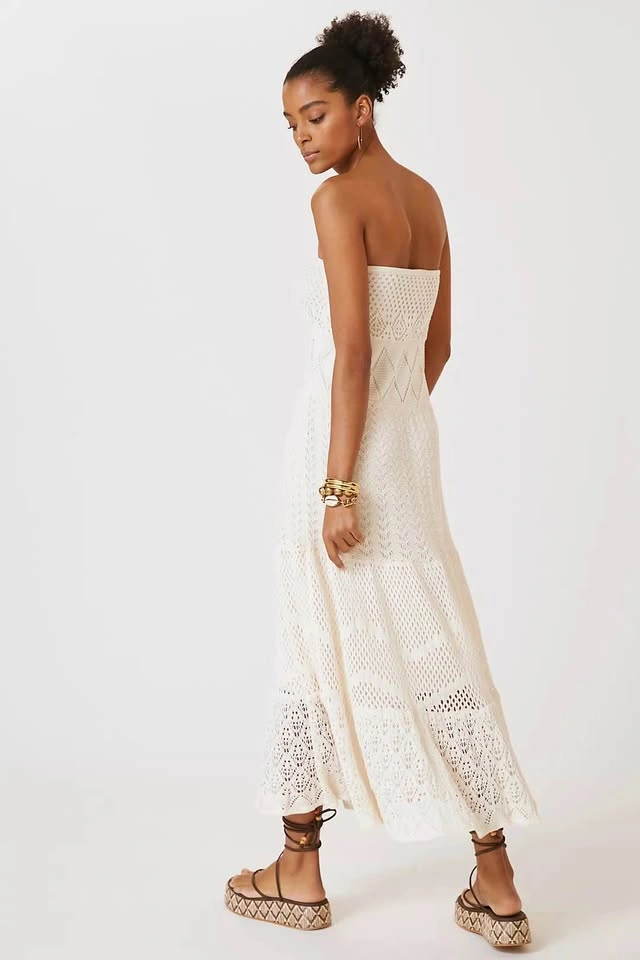 Anthropologie Farm X Crochet Knit Dress XL - photo 4