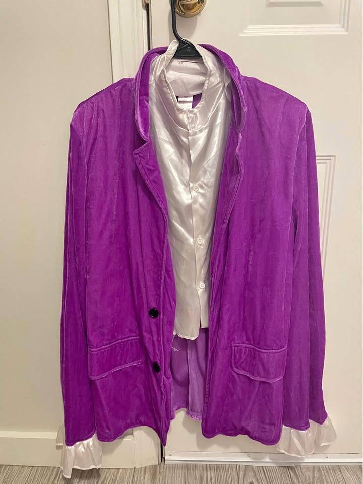 Prince/queen jacket/cardigan costume