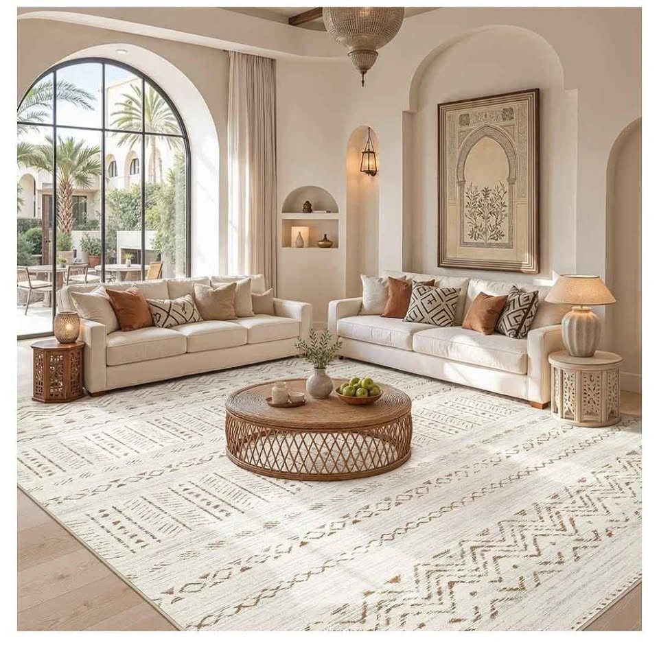 Brand new 9x12 Area Rugs Washable Boho Living Room Rug - photo 2