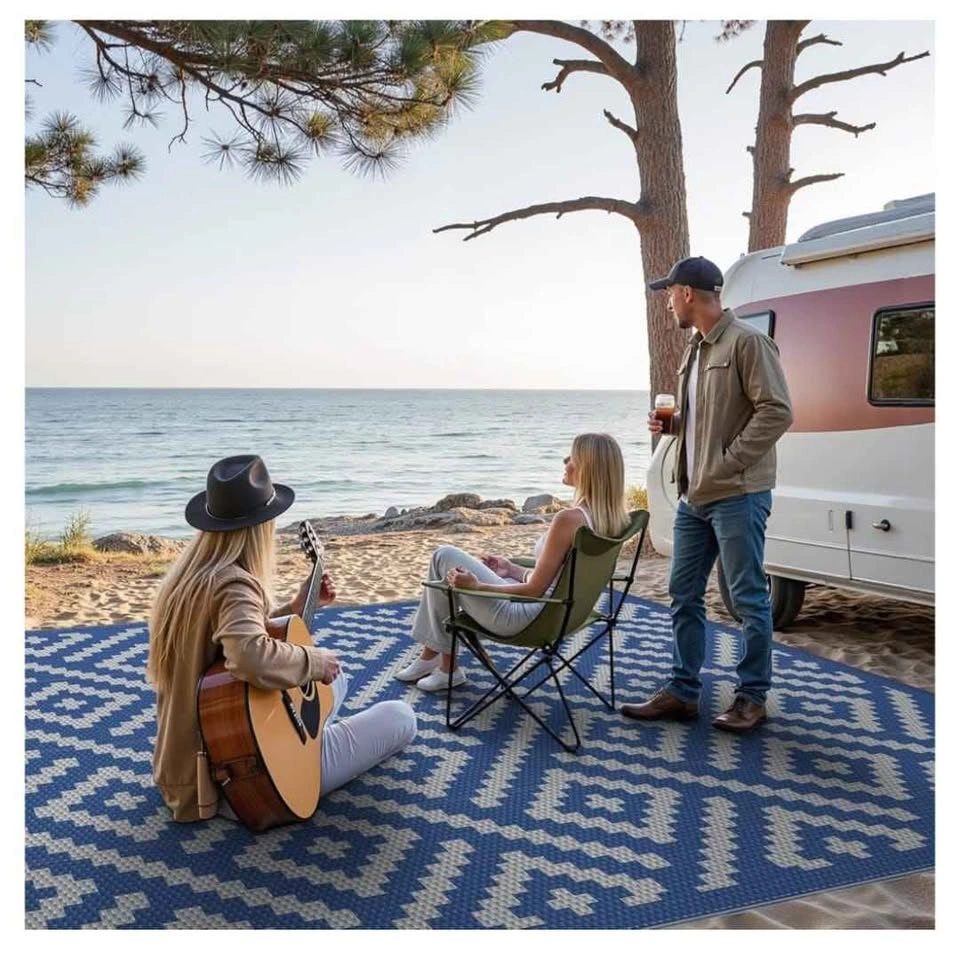 Brand new 8x10 Outdoor Rug – Waterproof Camping Mat - photo 3