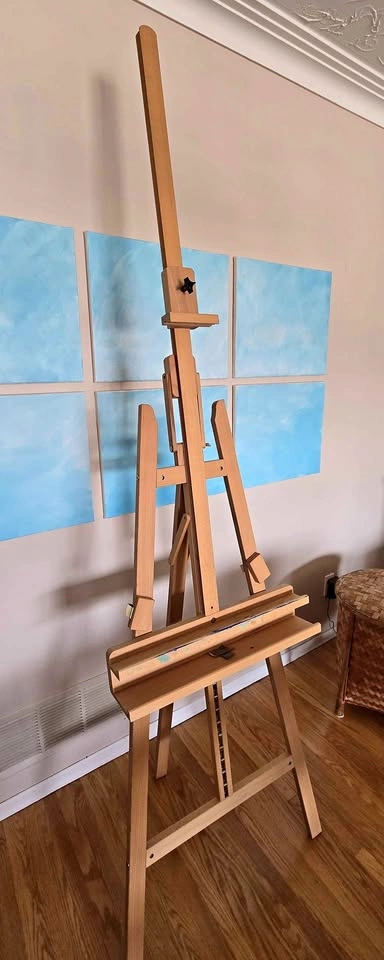Wooden Studio A-Frame 7-ft Easel – Great Condition