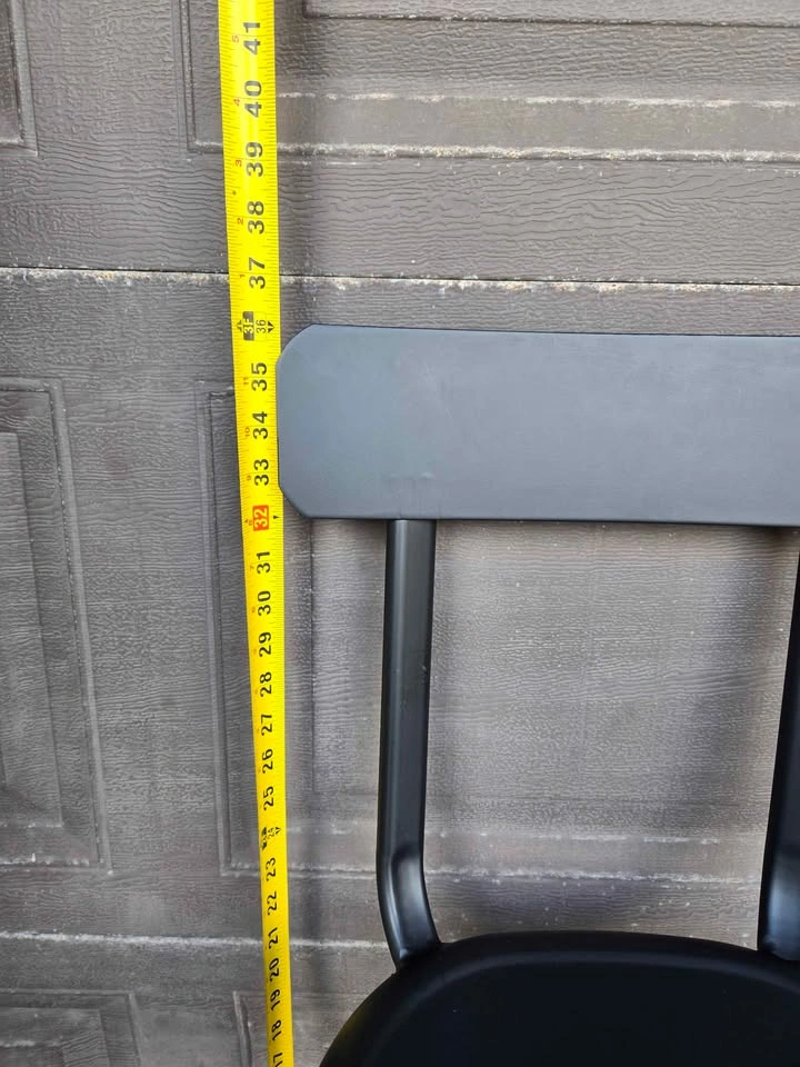 Matte Black Adjustable Bar / Counter Stools - photo 3