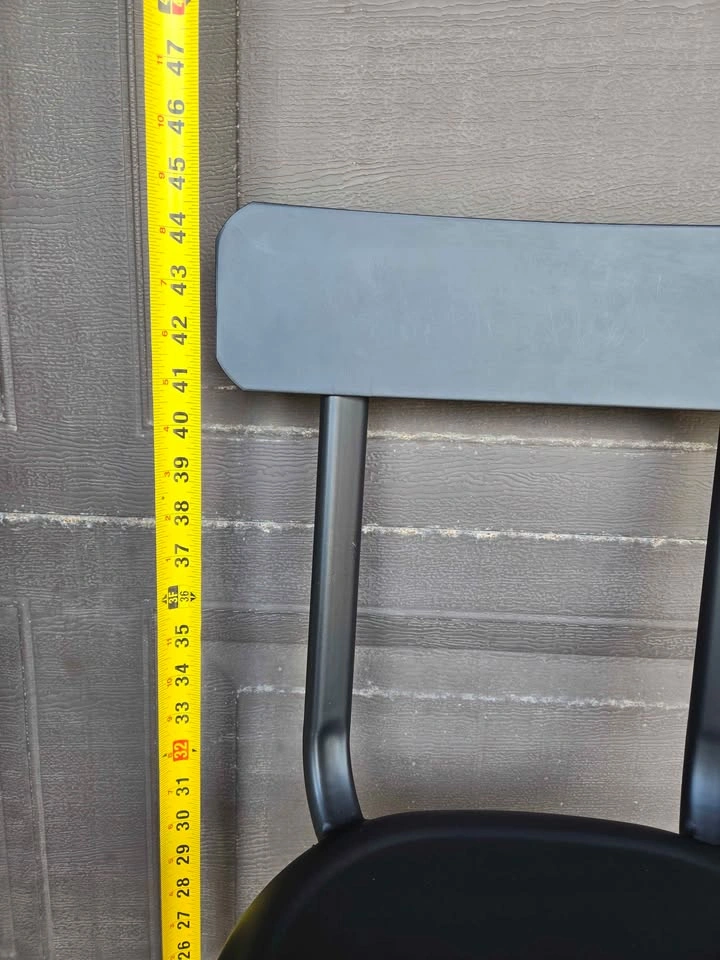 Matte Black Adjustable Bar / Counter Stools - photo 4
