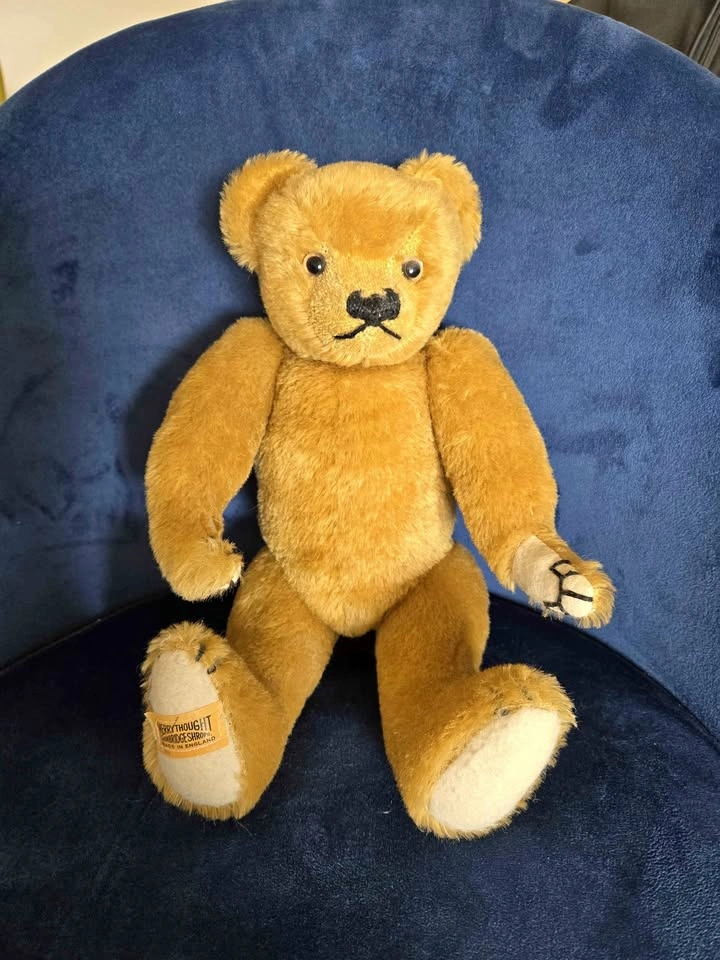 Vintage Merrythought Golden Mohair Teddy Bear