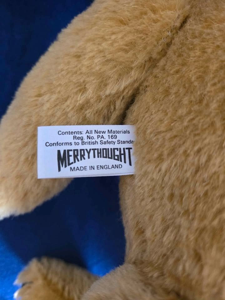 Vintage Merrythought Golden Mohair Teddy Bear - photo 3
