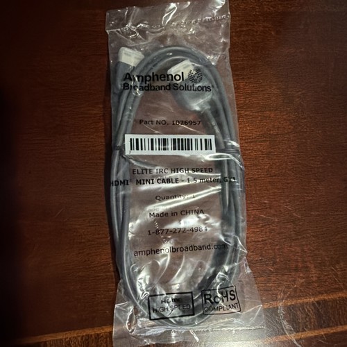 HDMI Mini Cable Amphenol Broadband Solutions 1026957 1.5m - photo 2