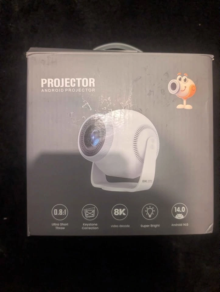 Android 14 Portable Smart Projector (HY300 Style) - photo 2