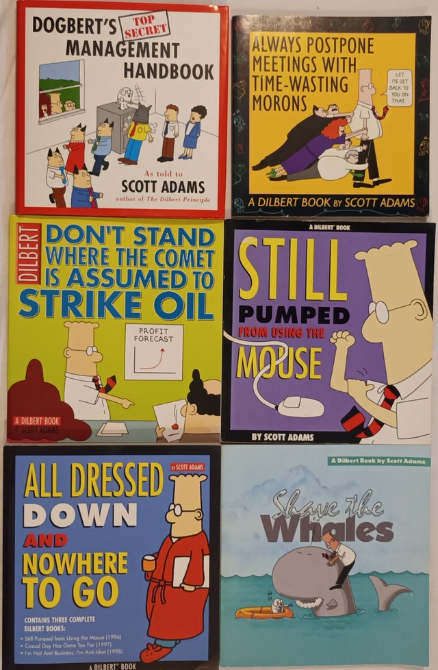 Vintage Dilbert Comic Strip Series Books by Scott Adams - photo 3
