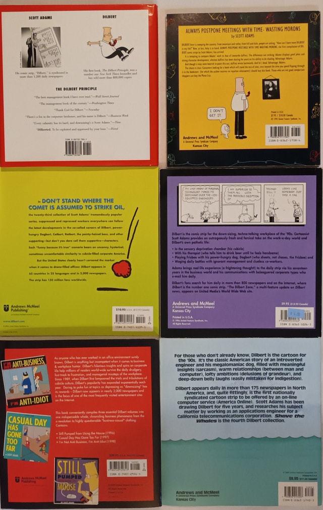Vintage Dilbert Comic Strip Series Books by Scott Adams - photo 4