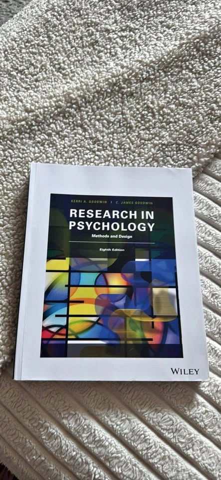 Research in Psychology: Methods and Design, 8th Edition
