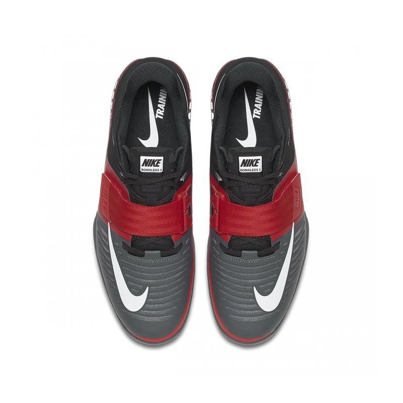 Nike Romaleos 3 - Red & Grey Weightlifting Shoes (Size 6/7.5) - photo 3