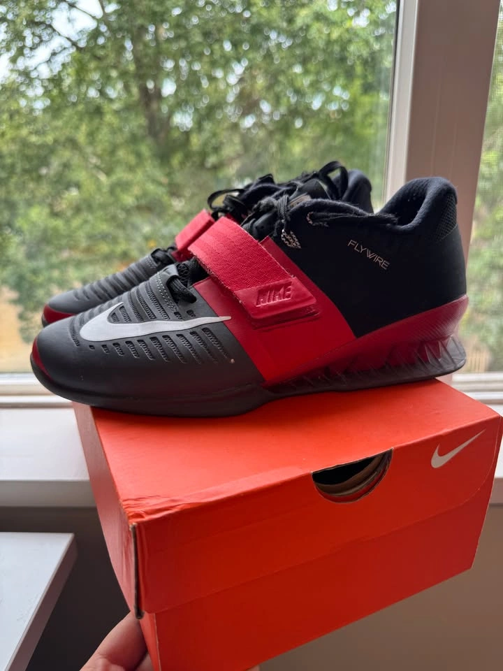Nike Romaleos 3 - Red & Grey Weightlifting Shoes (Size 6/7.5) - photo 5