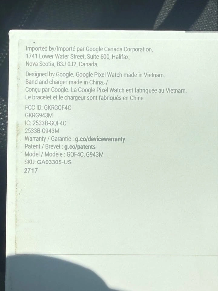 Google Pixel Watch 1 (Brand New) - photo 3