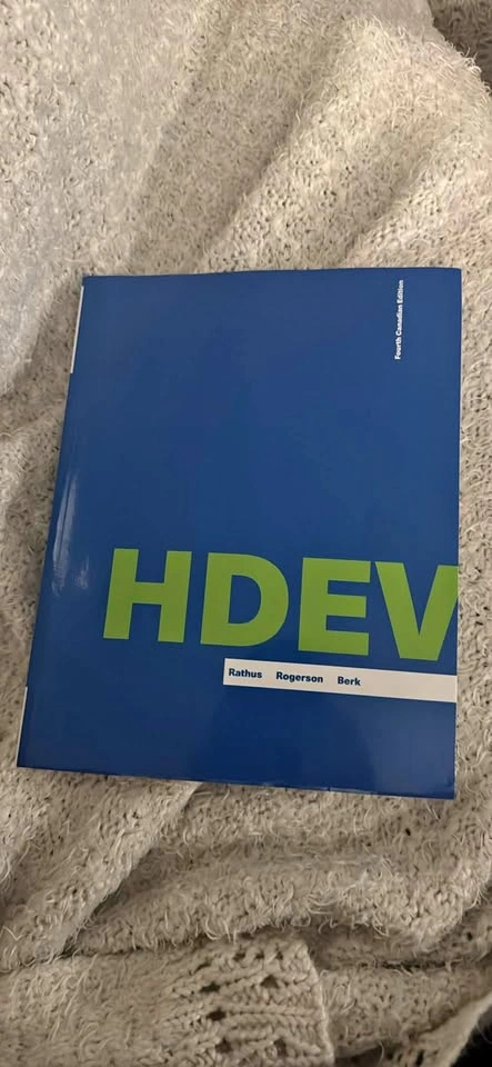 HDEV Fourth Canadian Edition - Rathus, Rogerson, Berk