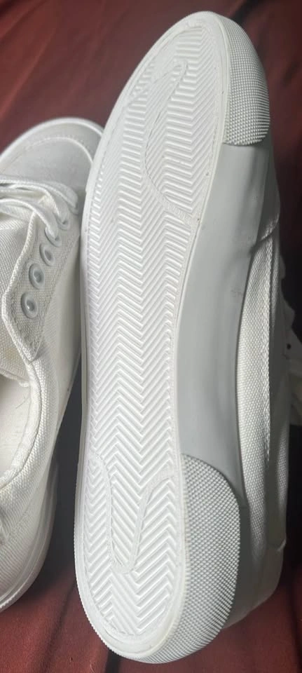 Huanqiu White Canvas Sneakers - photo 2