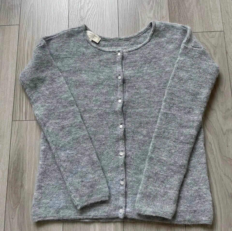 Sézane Gaspard Cardigan, grey with silver thread, XS - photo 2