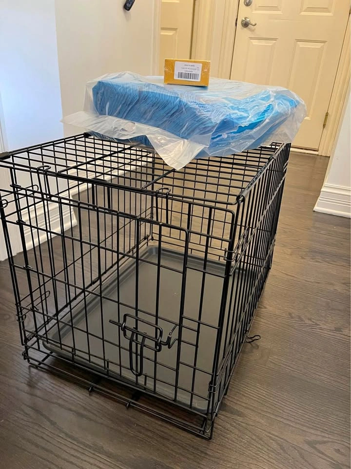 Puppy crate and potty training kit