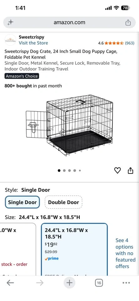 Puppy crate and potty training kit - photo 2