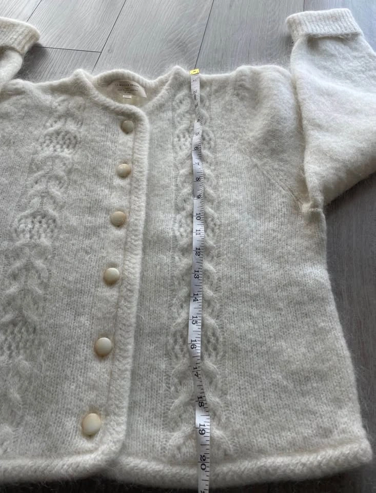 Sézane Evie Cardigan, Ecru, L/XL - photo 2