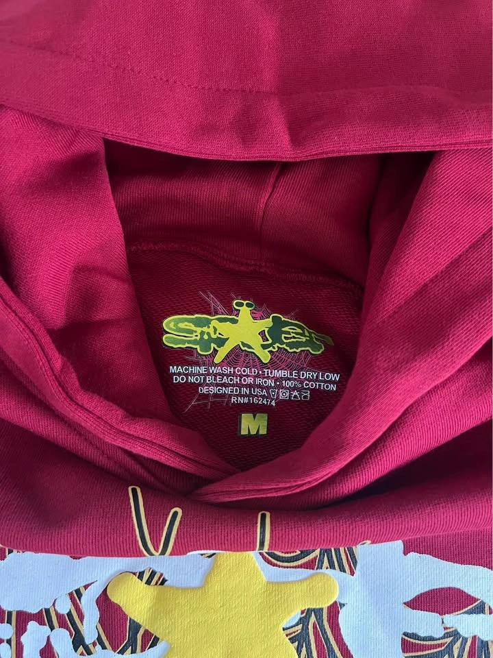 Sp5der P*nk Hoodie - photo 4