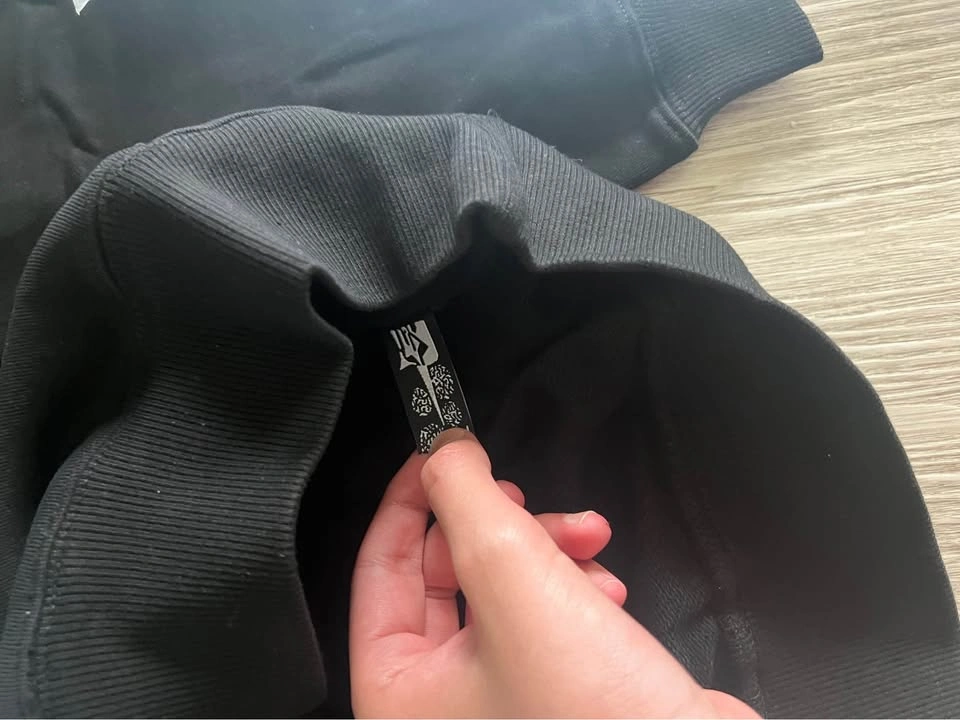 Sp5der Black Rhinestone Web Hoodie - photo 5