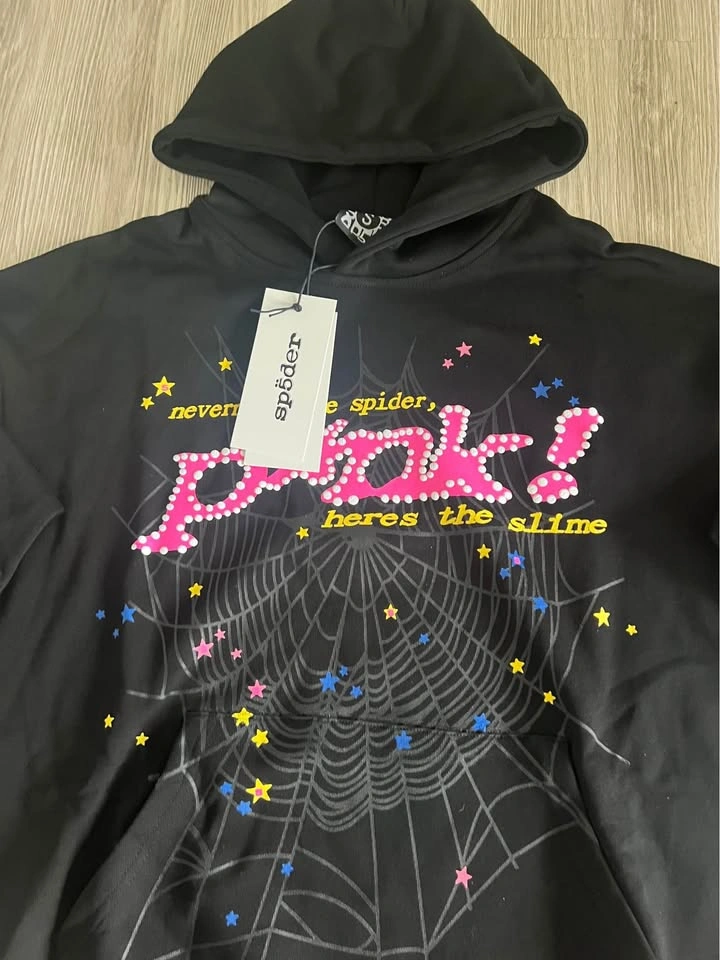 Sp5der P*nk! Black Hoodie - photo 2
