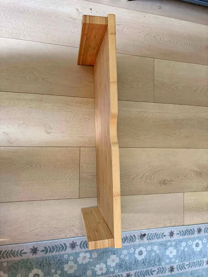 Bamboo monitor stand