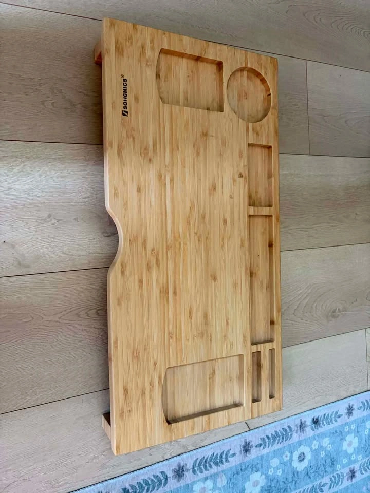 Bamboo monitor stand - photo 2