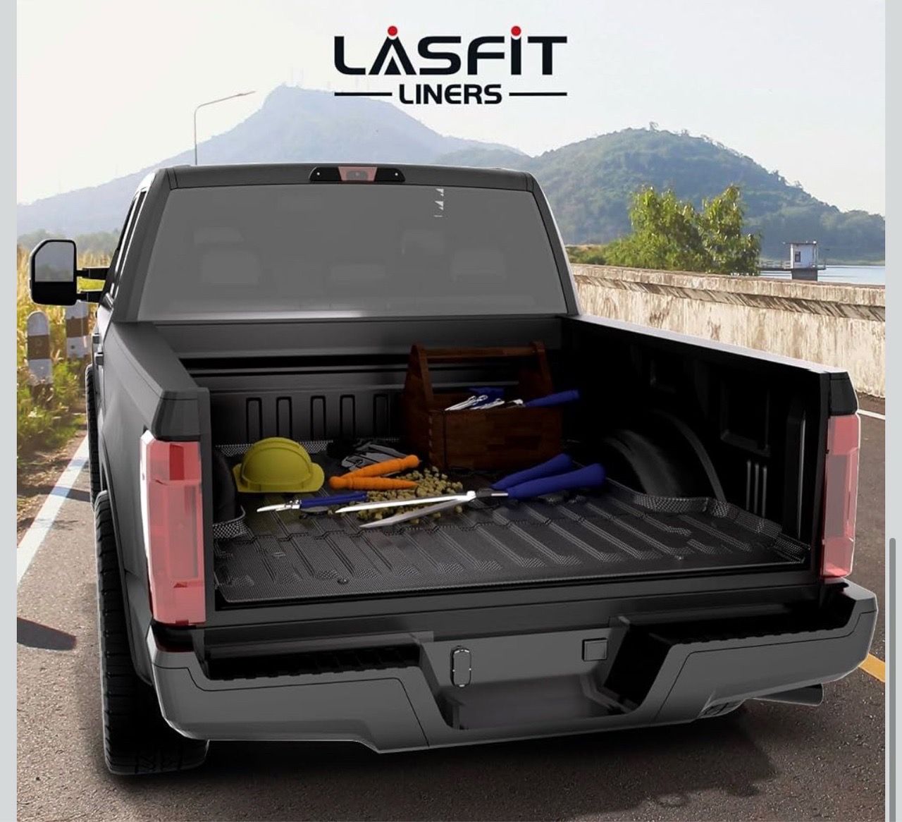 LASFIT 6.75ft Bed Mat for Ford F250 F350 F450 2017-2026