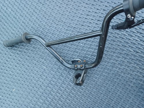 SE Bikes Power Wing Bar BMX Handlebars Black 4130 CR-MO + Stem - photo 3
