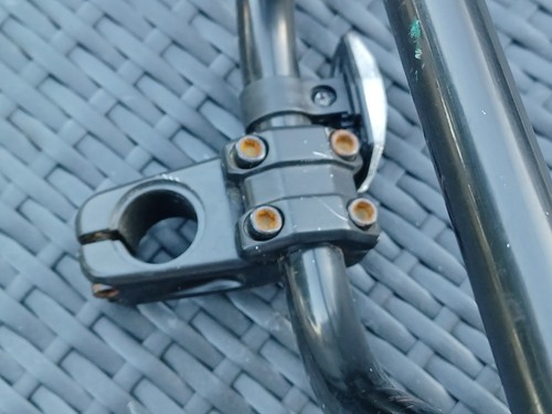 SE Bikes Power Wing Bar BMX Handlebars Black 4130 CR-MO + Stem - photo 5