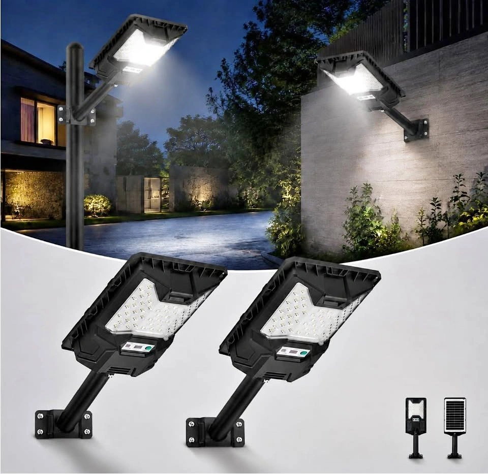 BRAND NEW IN BOX: Outdoor Solar Street Lights (2-Pack)