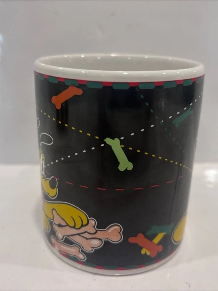 Vintage Disney Mickey Mouse & Pluto Coffee Mug Danawares - photo 3