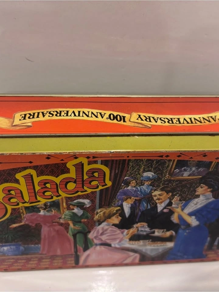 Vintage Salada Tea 100th anniversary advertising tin - photo 2