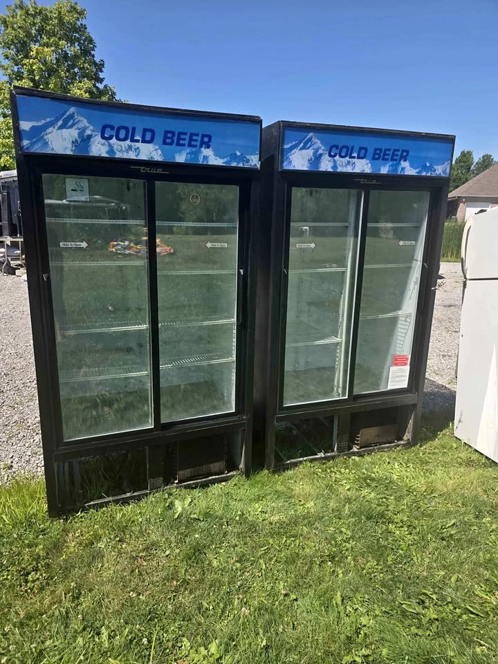 True Commercial 2-Door Glass Merchandiser Refrigerator