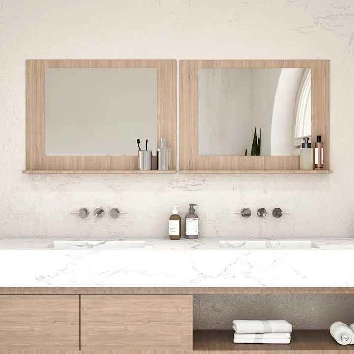 🇨🇦  Vanity Mirror bathroom set Golden accent- all for 80$ - photo 2
