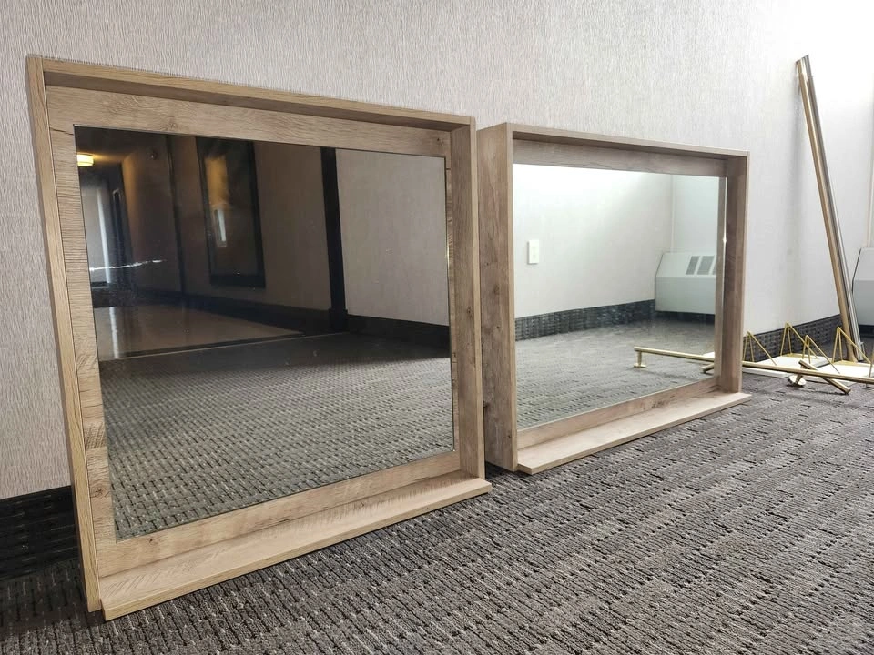 🇨🇦  Vanity Mirror bathroom set Golden accent- all for 80$ - photo 5