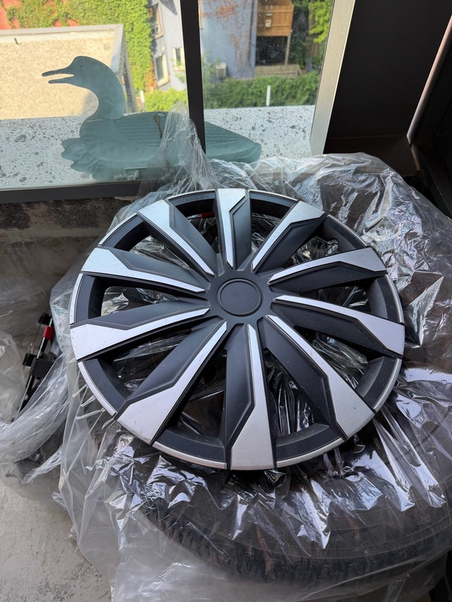 Michelin225/60 R17 winter tires with rims (only 2) + rims covers - photo 5