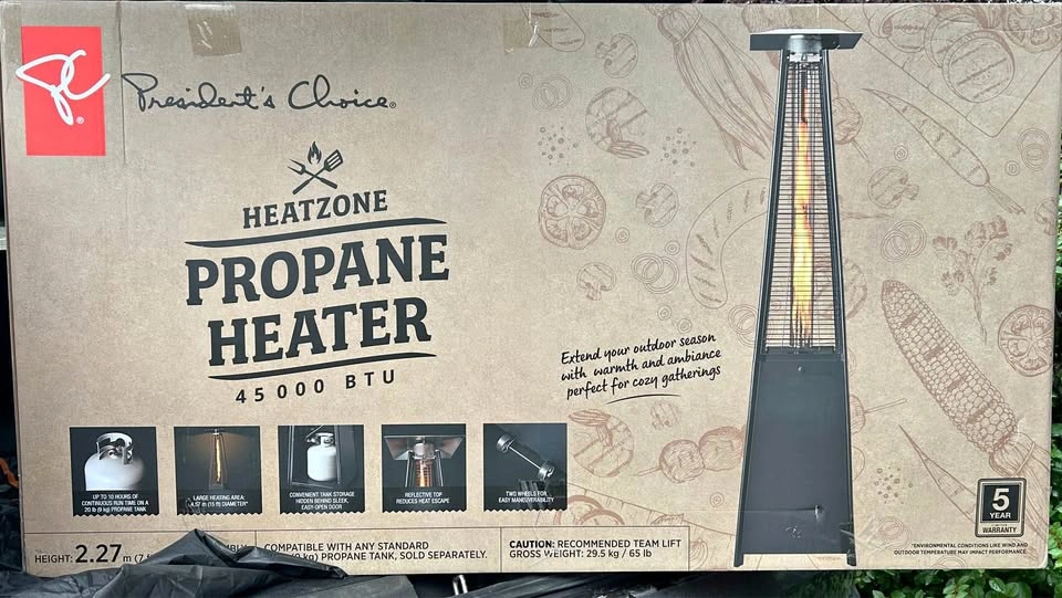 Heatzone Propane Heater, patio heater, Garden heater
