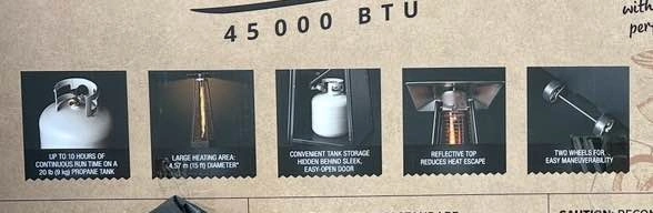 Heatzone Propane Heater, patio heater, Garden heater - photo 4