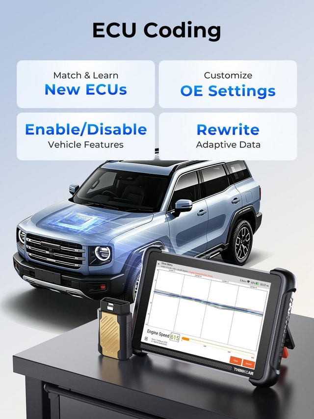 THINKCAR THINKSCAN 689BT OBD2 Scanner Diagnostic Tool - photo 3
