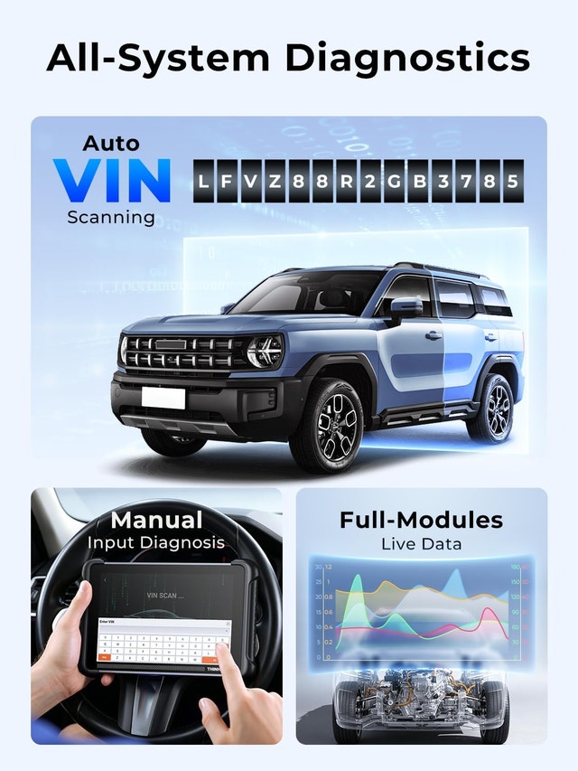 THINKCAR THINKSCAN 689BT OBD2 Scanner Diagnostic Tool - photo 5