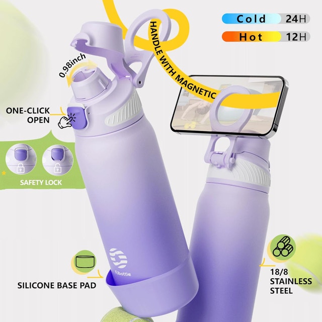 FJbottle Insulated Water Bottle with Magnetic Phone - photo 5