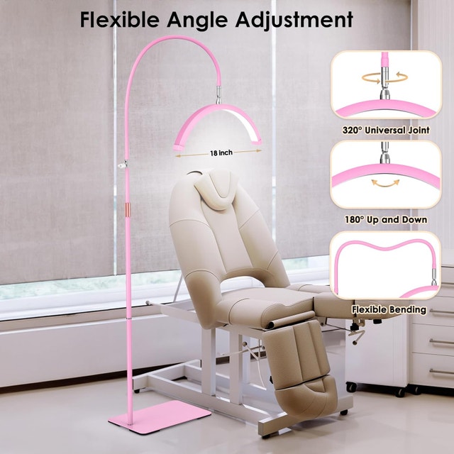 Half Moon Light for Lash Tech, Flexible Lash Lamp - photo 2