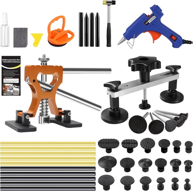 Small Dent Puller Kit, Car Dent Repair Kit with Angle