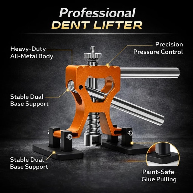 Small Dent Puller Kit, Car Dent Repair Kit with Angle - photo 3